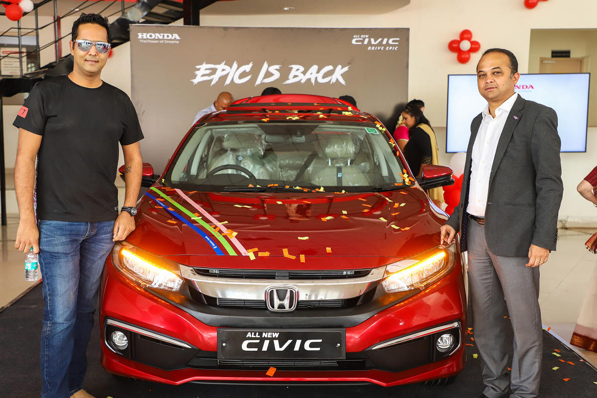 Honda launches iconic all new Honda Civic in B’luru