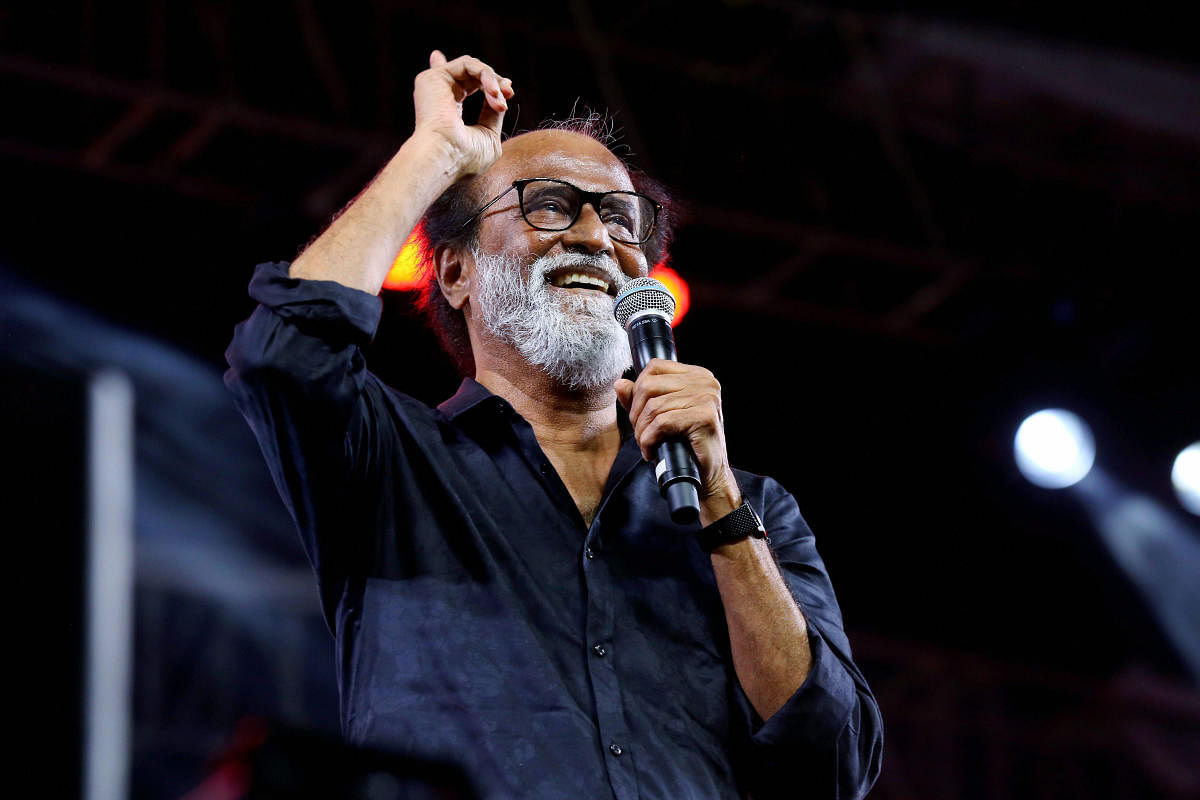 Rajini hits out at AIADMK for protests against 'Sarkar'