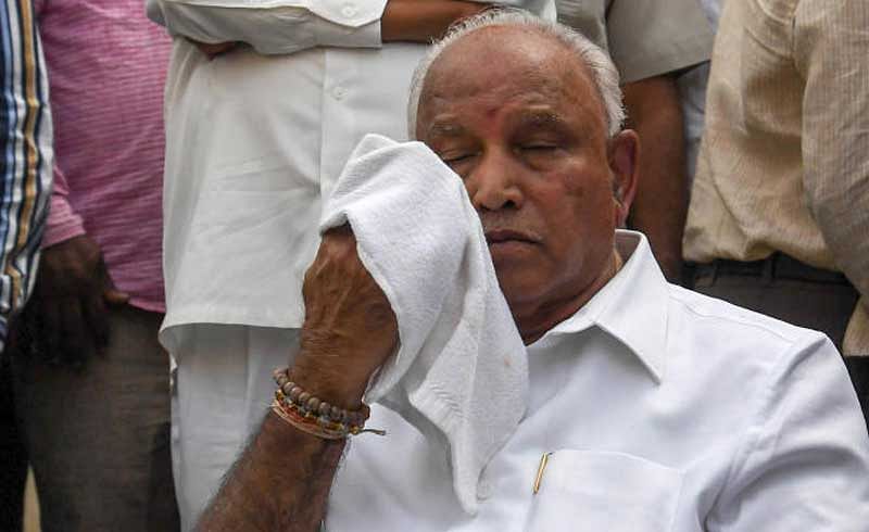 Tell where to send cash: BSY to MLA son