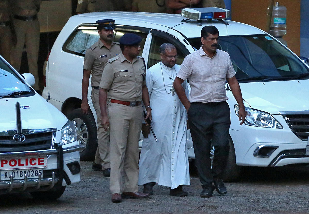 Bishop held in Kerala nun rape case