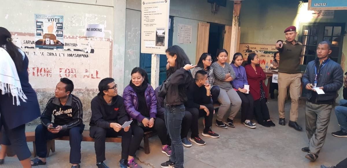 Mizoram witnesses peaceful voting
