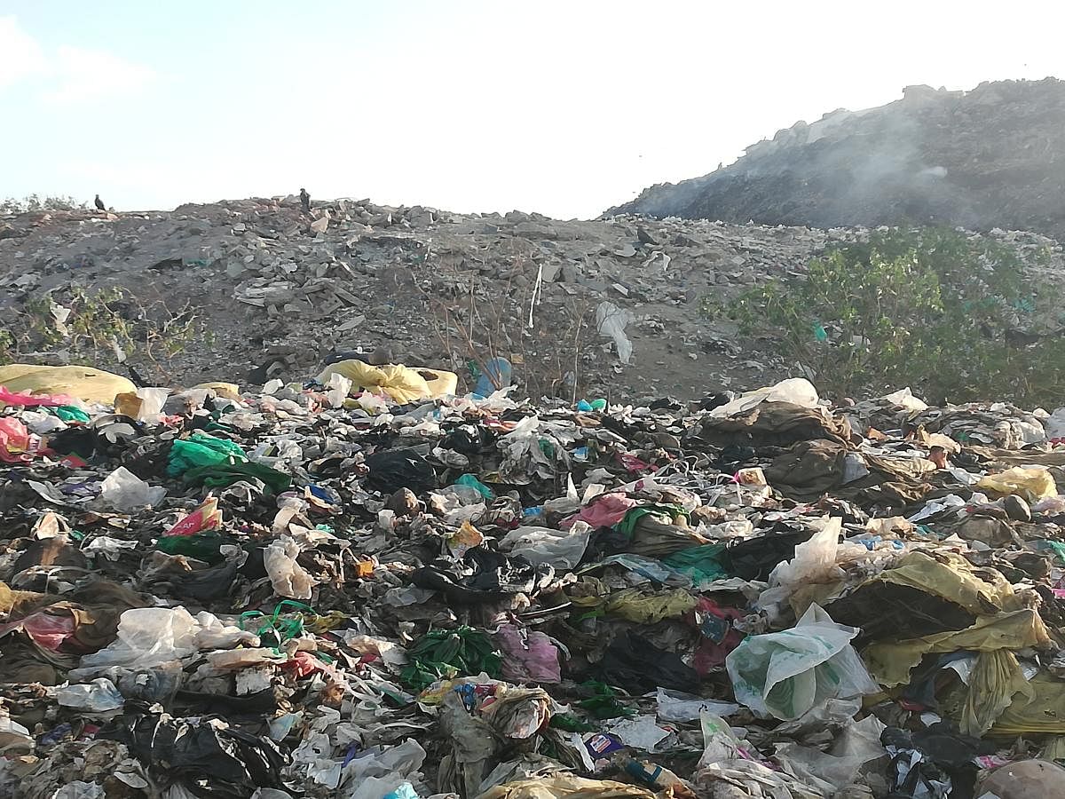 Trash dumping goes on unabated on Kundlahalli lakebed