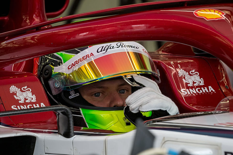 Mick Schumacher hits track again in Bahrain