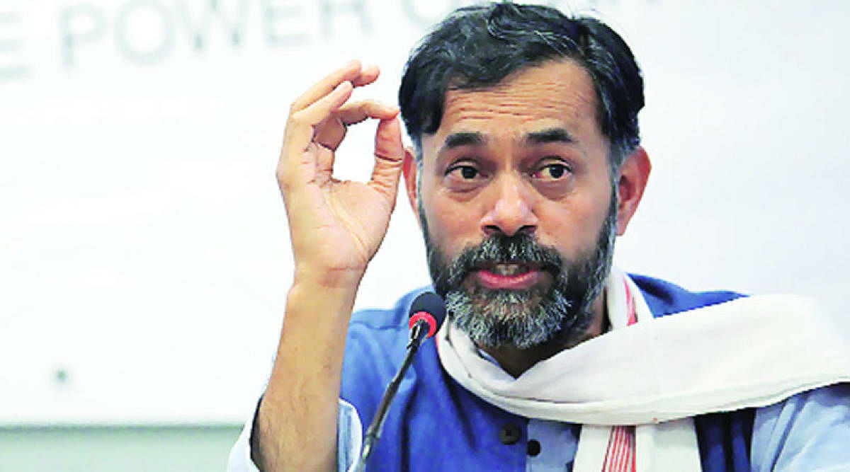 Yogendra held for trying to meet protesting TN farmers