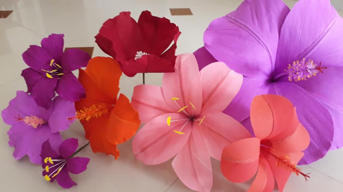 Eco-friendly floral delights from paper
