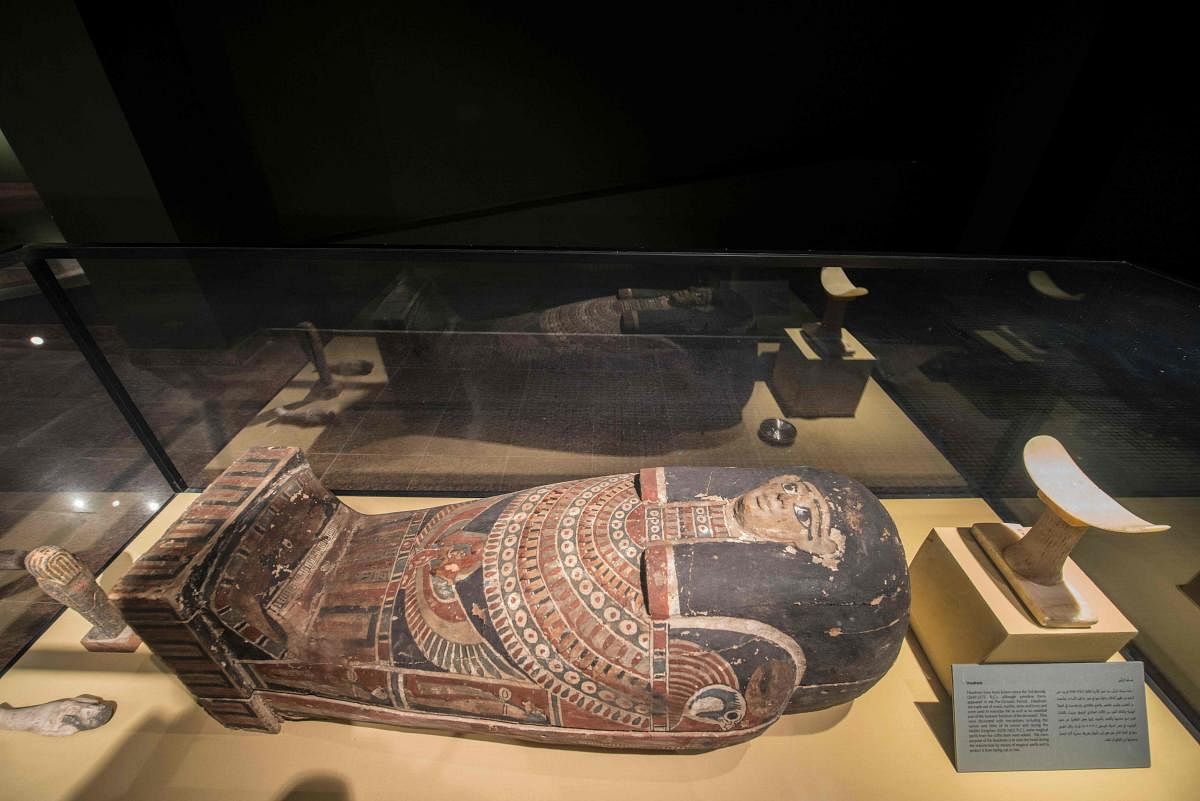 Ancient Egyptian sarcophagus opened on live TV