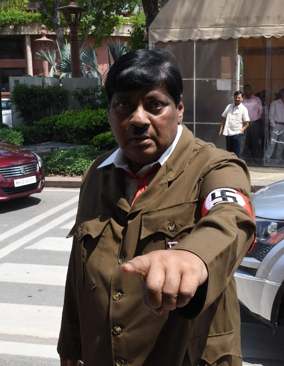 Actor MP who dressed up as Hitler eyeing hat-trick
