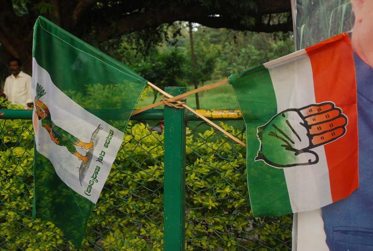 Unsettled by poll schedule, Cong, JD(S) hitsout at BJP