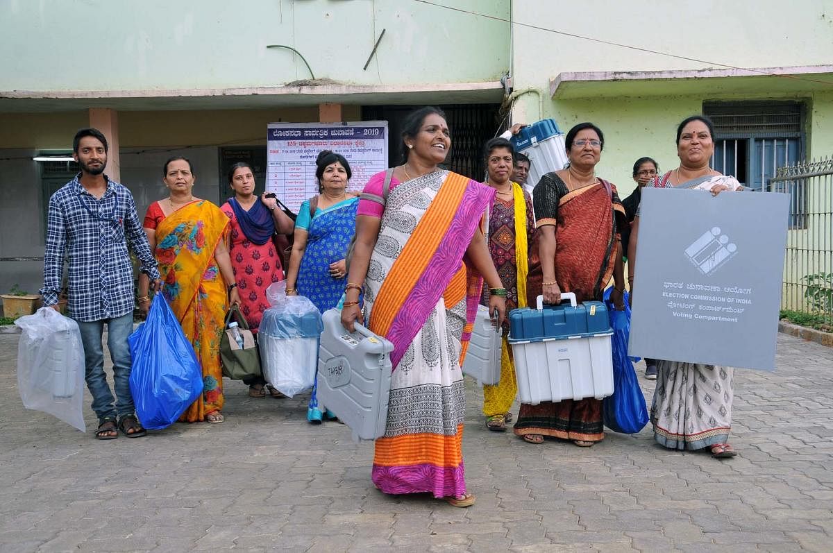 20 Sakhi polling booths in Chikkamagaluru