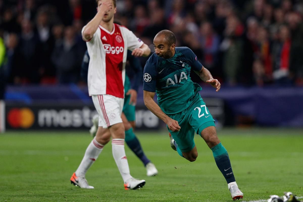 Lucas takes Tottenham to Champions League final