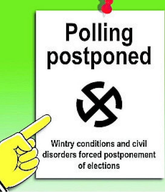 Poll-O-meter: Polling postponed