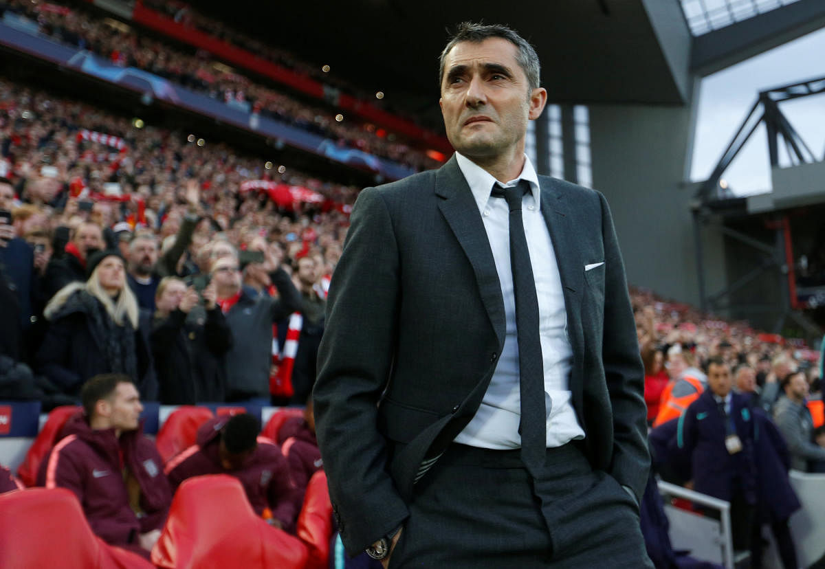 Valverde feels Barca support despite CL collapse