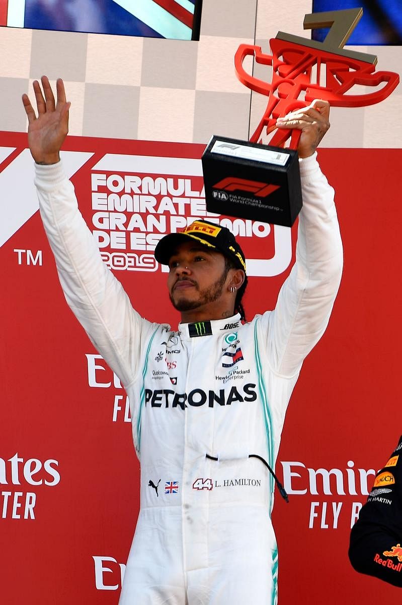 Hamilton soars to Spanish GP win