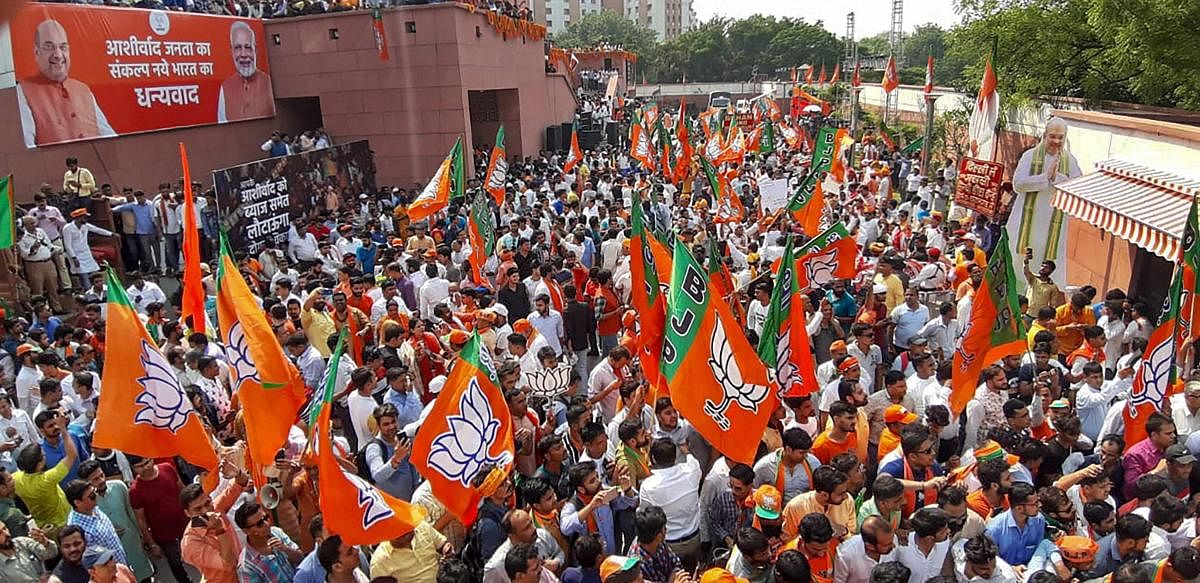 BJP on the centre stage of India's political landscape
