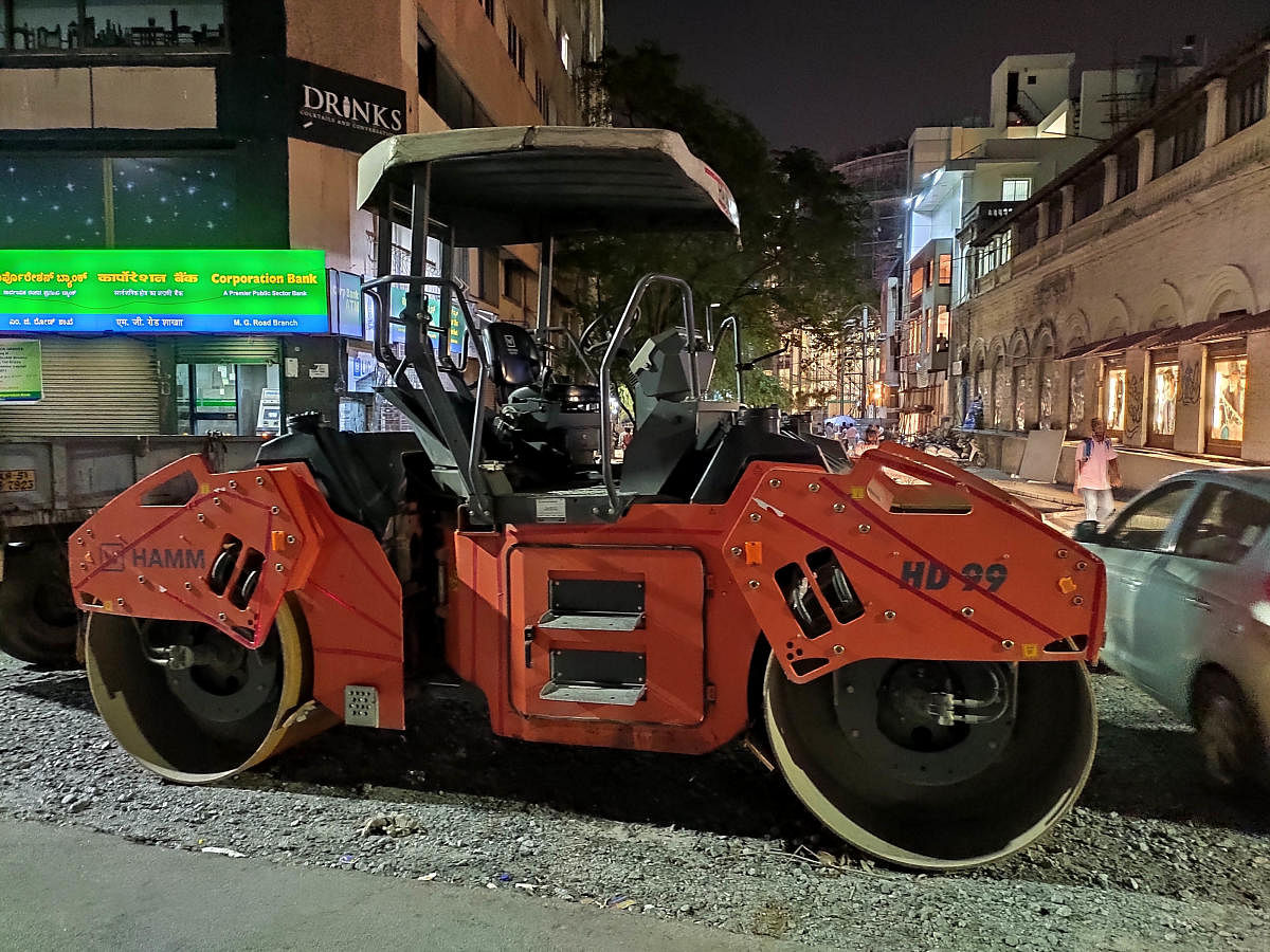 Road-roller on Church St: Driver booked