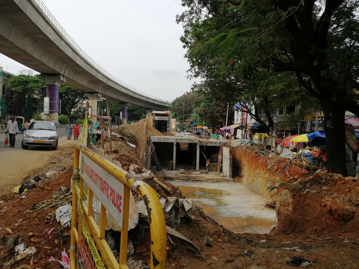 Underground market in Vijayanagar delayed
