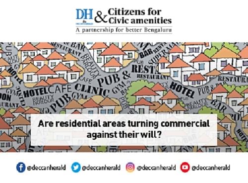 Commercialisation of residential areas