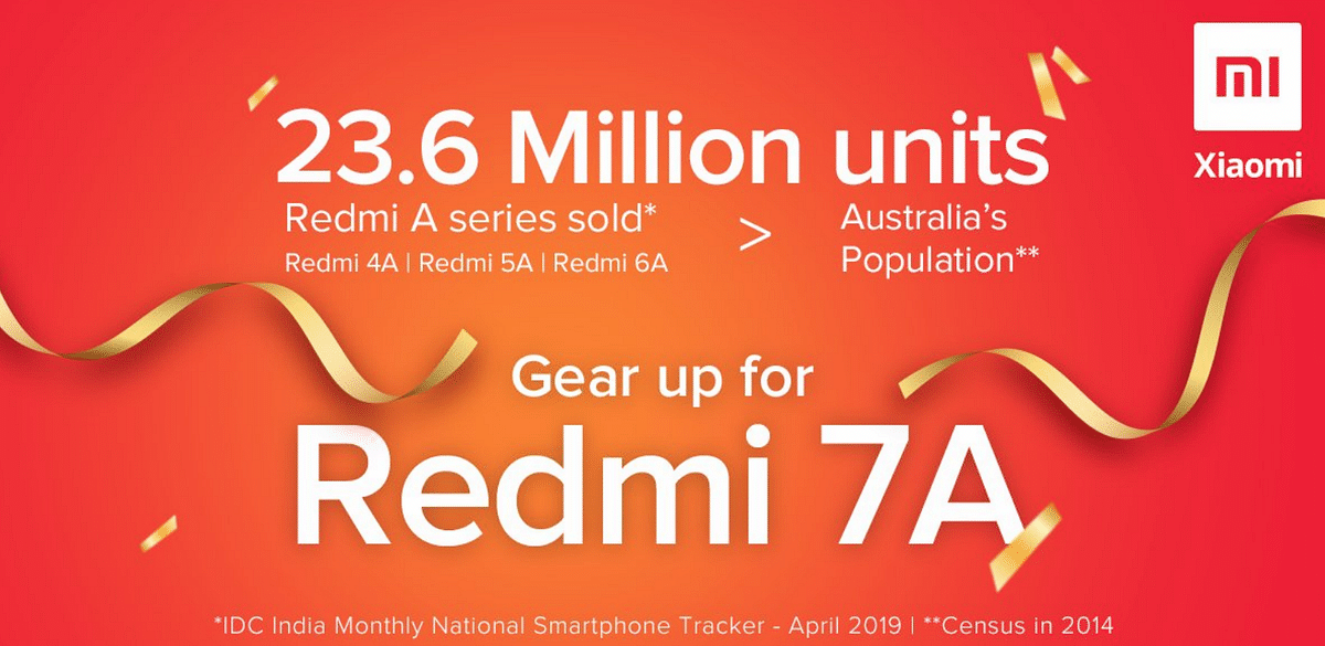 Xiaomi teaser confirms Redmi 7A coming to India soon