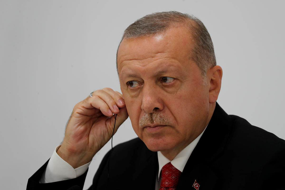 'Out of question' to support US Palestine plan: Erdogan