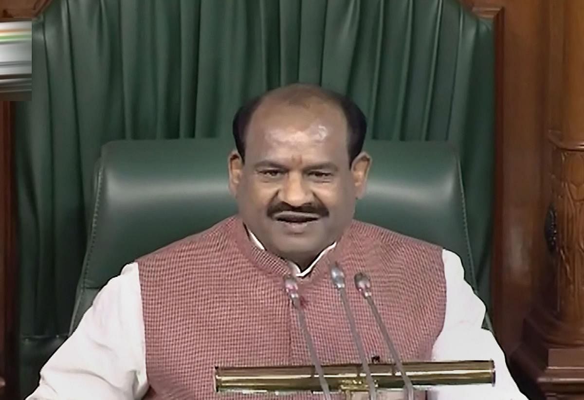 LS Speaker asks MPs not to talk in the House
