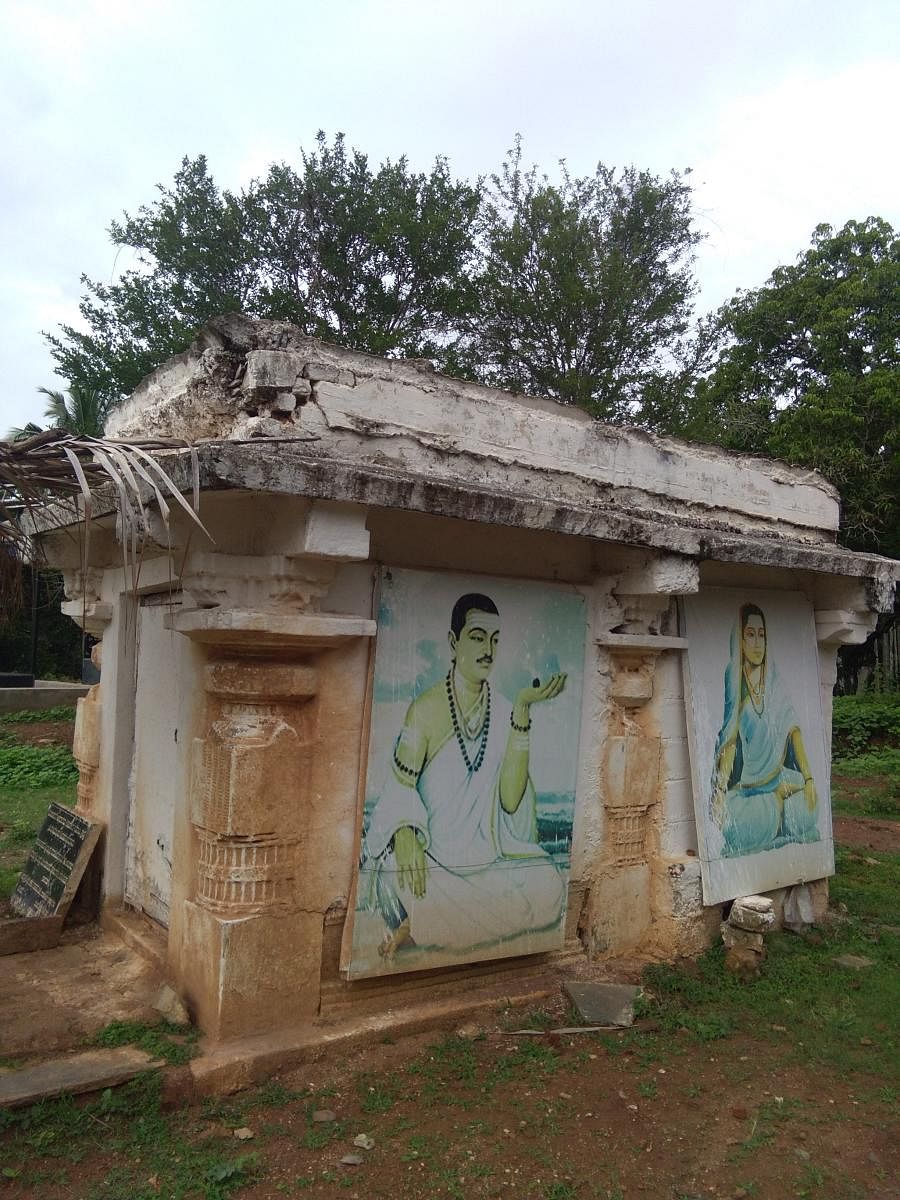 Renovation of Akkanagalambike Gadduge in progress