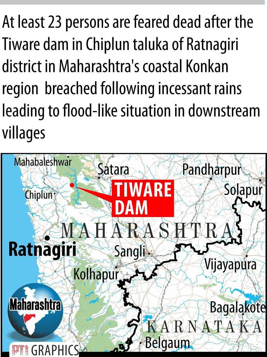 11 dead, 12 missing in Maharashtra dam burst