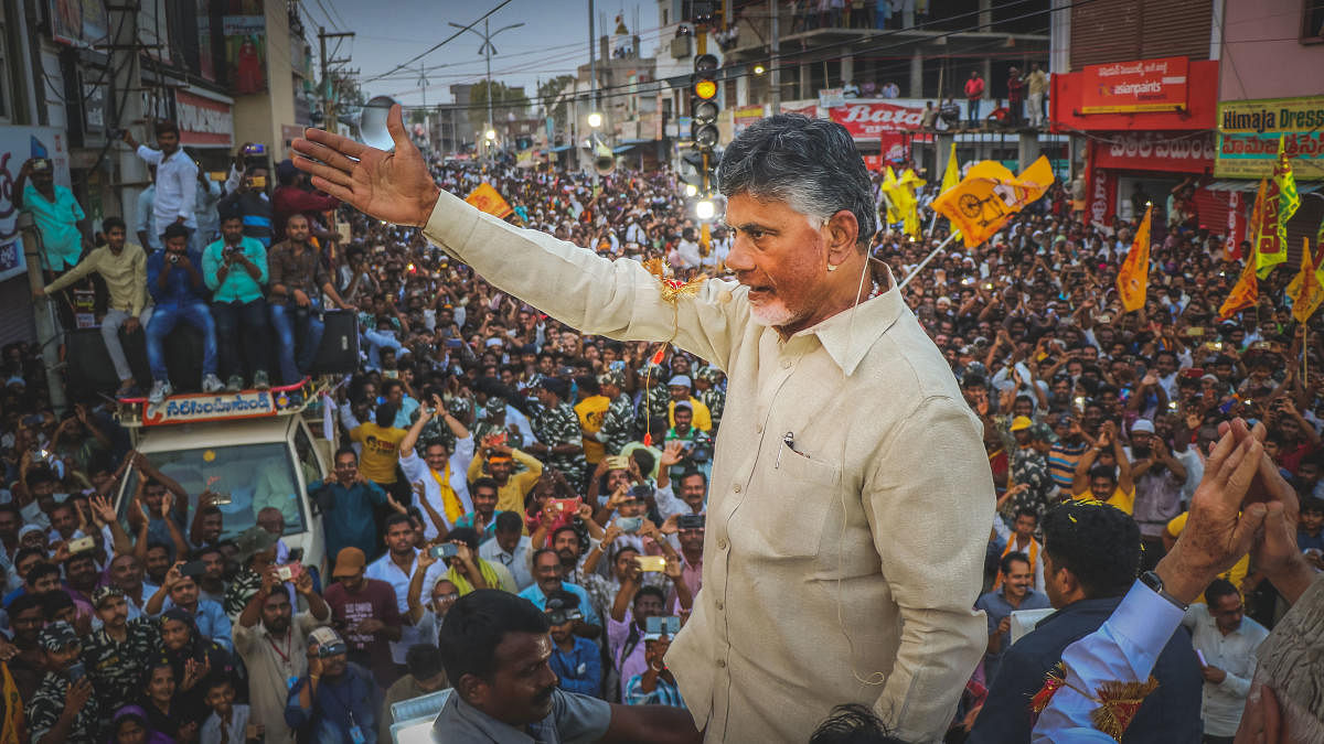 “Non Stop” Naidu takes entire campaign on his shoulders