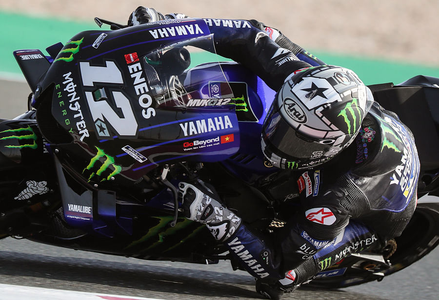 MotoGP: Vinales on pole; Lorenzo crashes in Qatar 