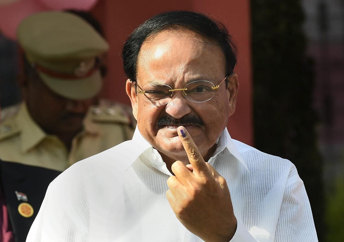 Parties can mull Code of Conduct for MPs, MLAs: Naidu