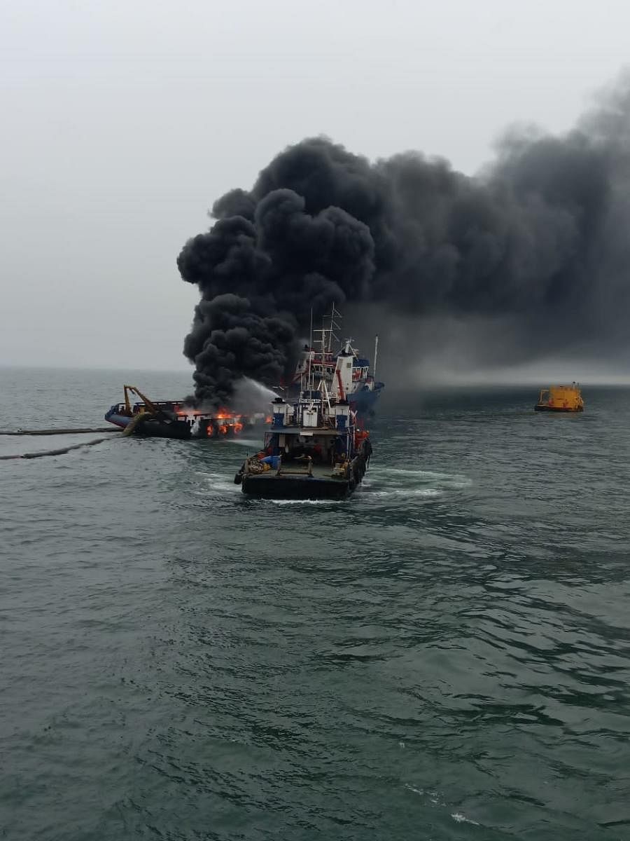 Offshore support vessel on fire, 1 missing 28 rescued
