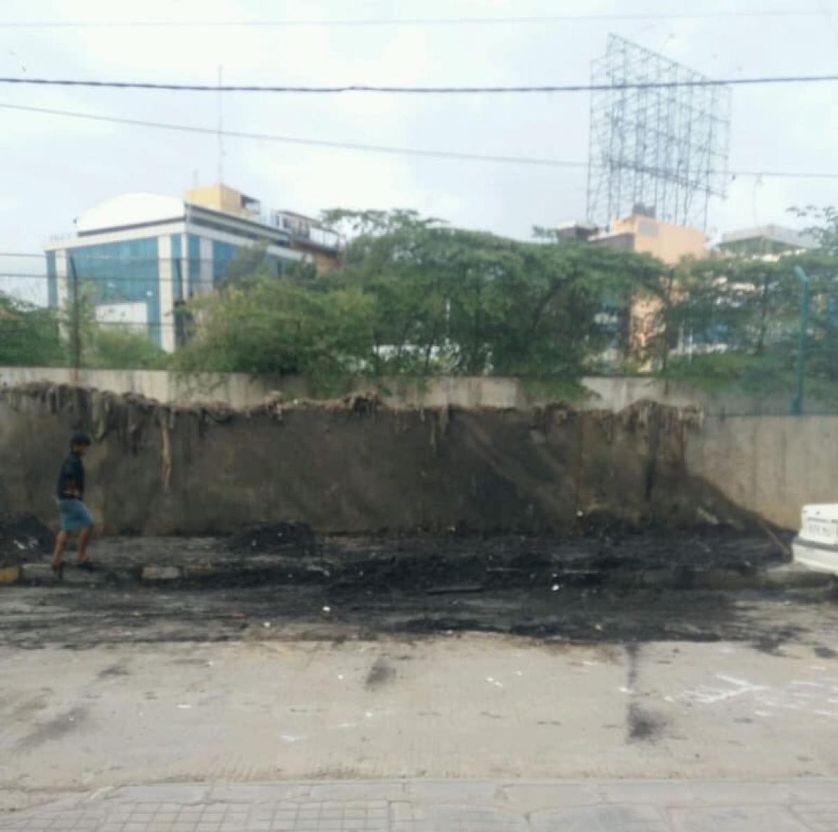 BBMP clears silt on road