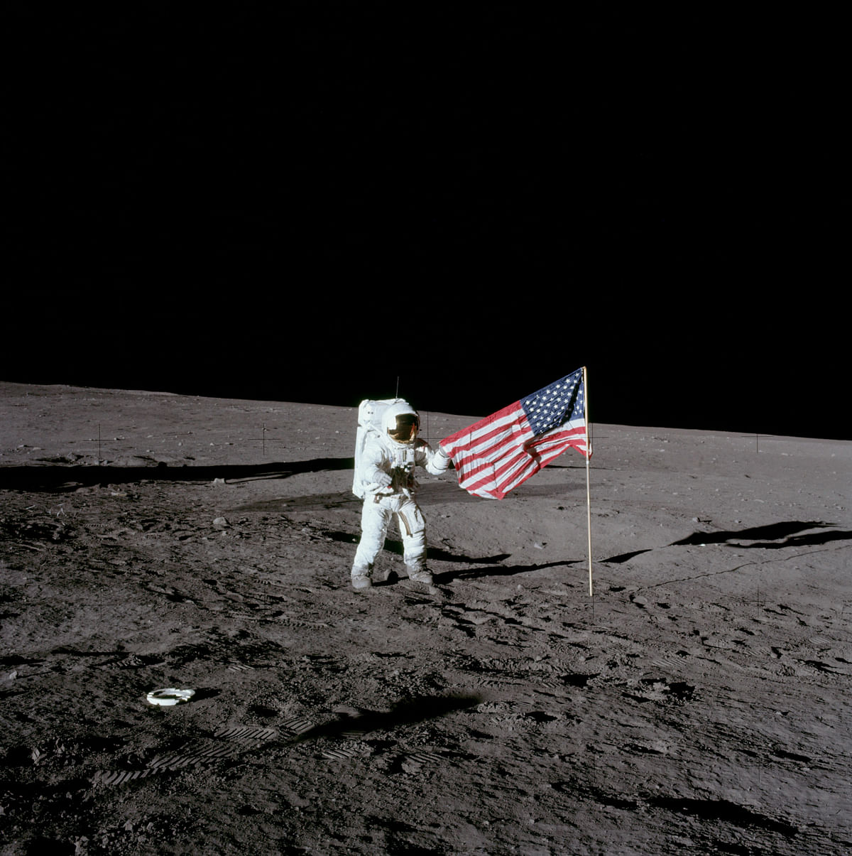Apollo 12 landing. (Photo: NASA)
