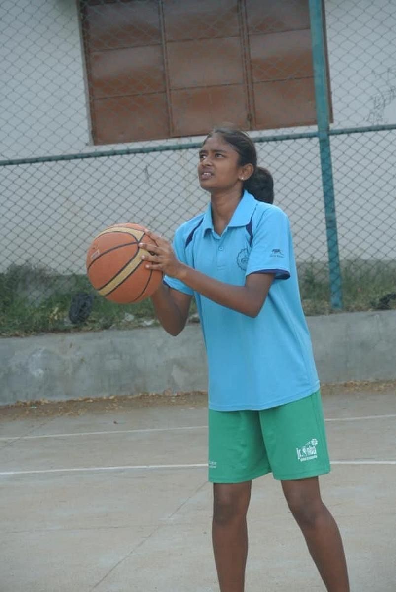 Yashaswini enjoying her success on court