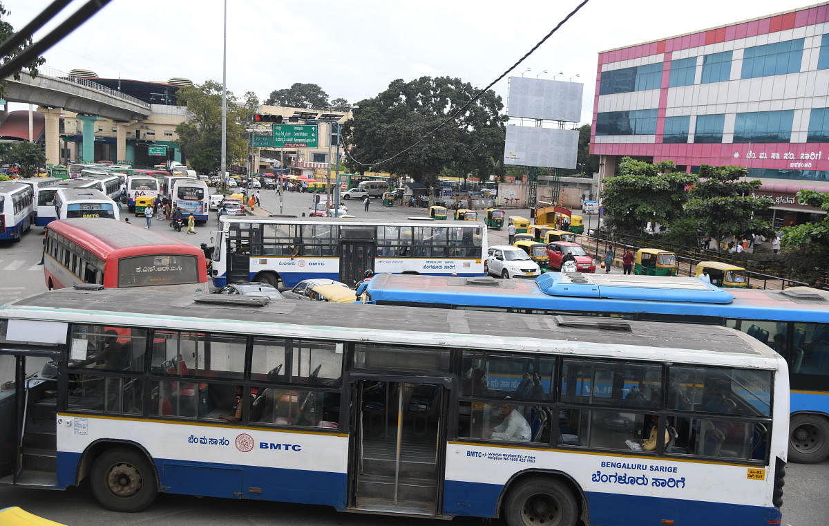 Traffic chaos reigns over Banashankari Signal