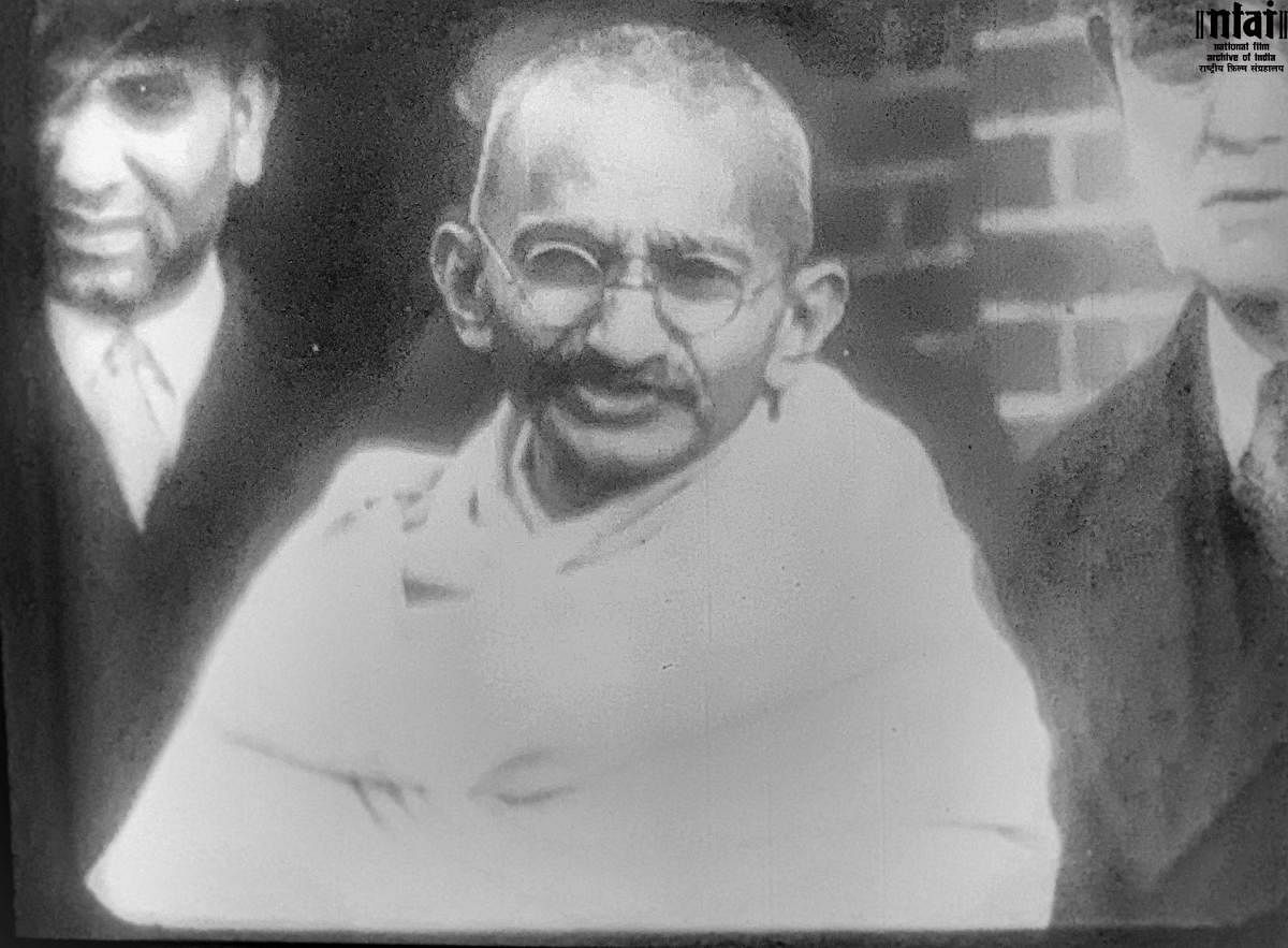 Rare, unedited video footage of Mahatma Gandhi found