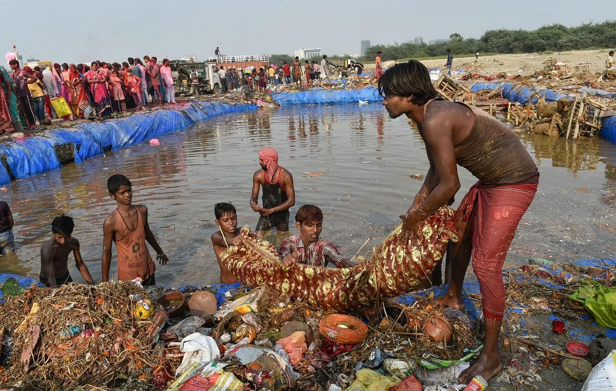 Not much artificial ponds for idol immersion: Activist