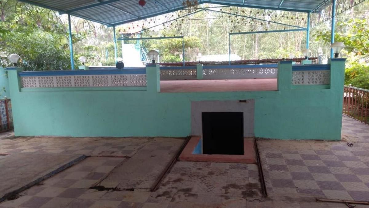 The bunker in Malur where IMA investors' money was allegedly stashed. 