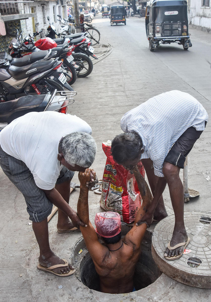 Rehabilitation, still a far cry for manual scavengers in state