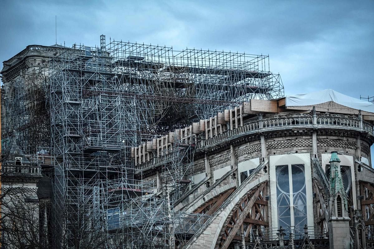 Eight months later, Notre-Dame cathedral still broken