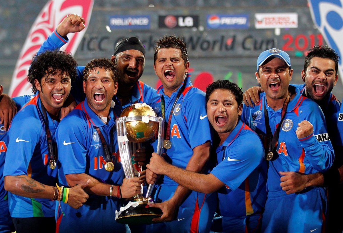 India won their second world cup in 2011.
