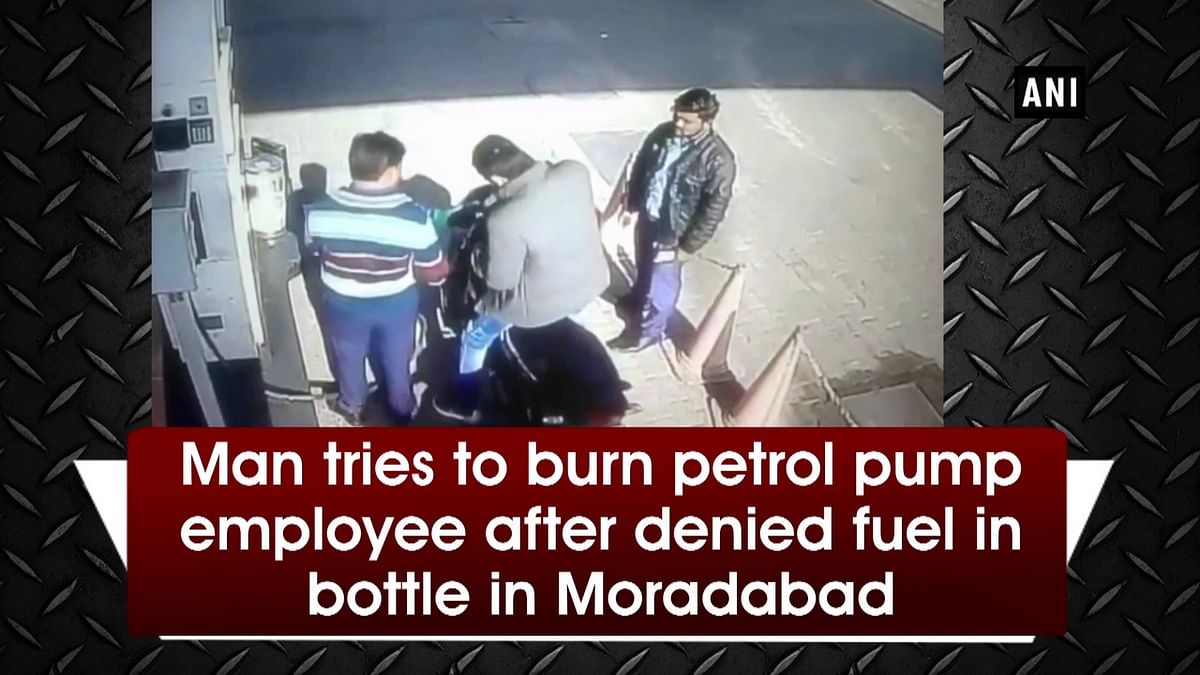 UP: Man denied fuel in bottle tries to burn pump staff
