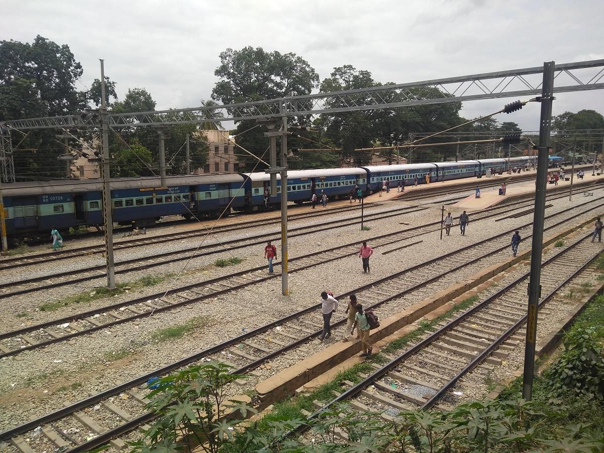 No power backup at Whitefield Railway station