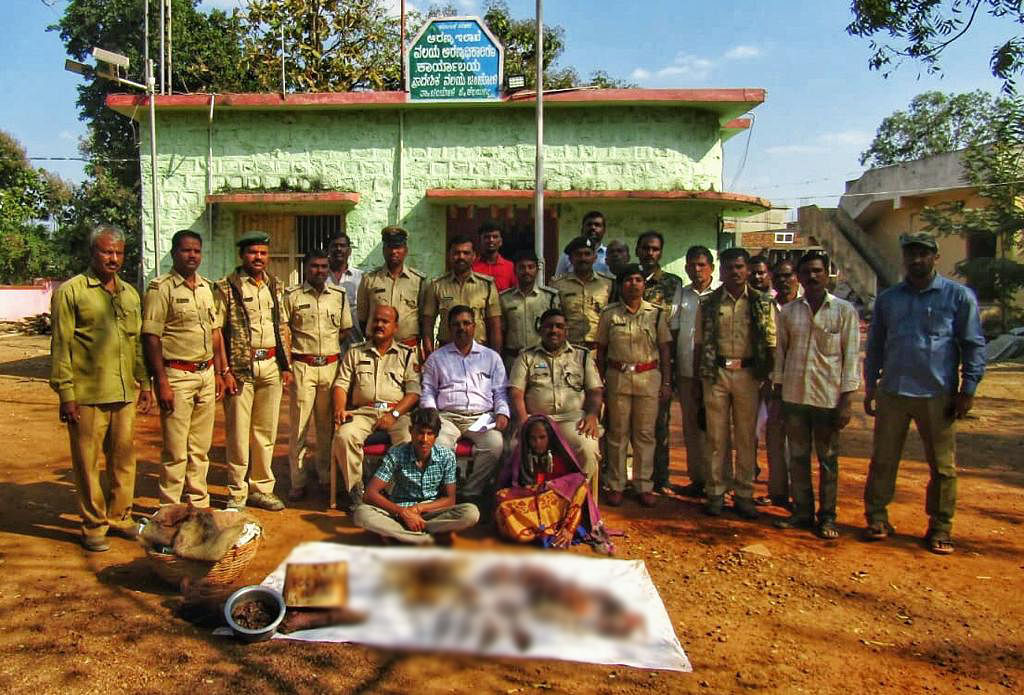 Mother-son duo arrested poaching antelopes at Chincholi Sanctuary by illegally tapping into electricity