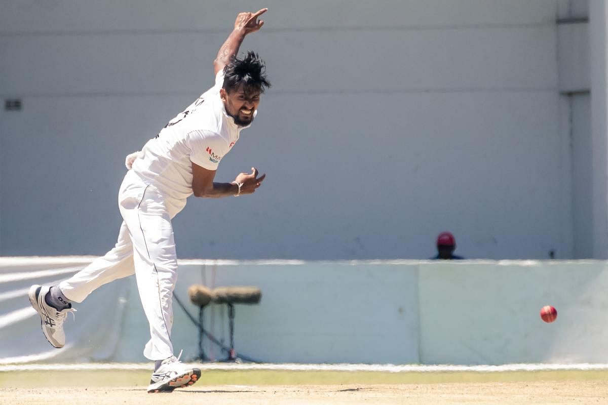 Lakmal sets up Sri Lanka win in first Test against Zimbabwe