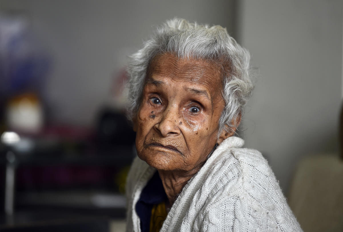 Delhi Election 2020: Oldest woman voter in capital gets inked at 111