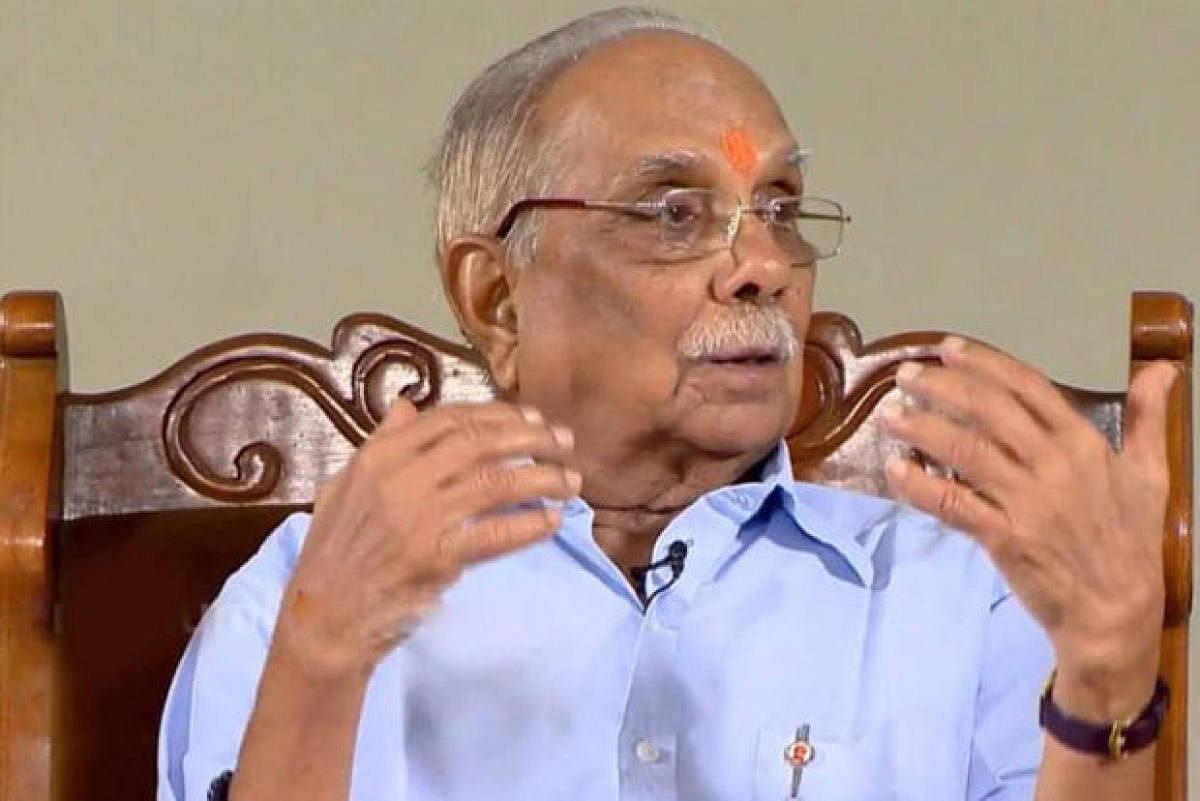 Veteran RSS 'pracharak' P Parameswaran passes away