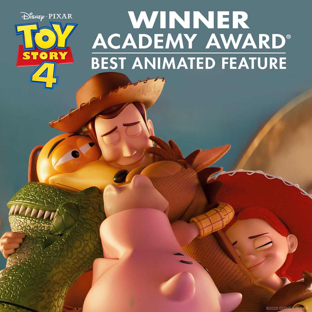 'Toy Story 4' wins Oscar for best animated film