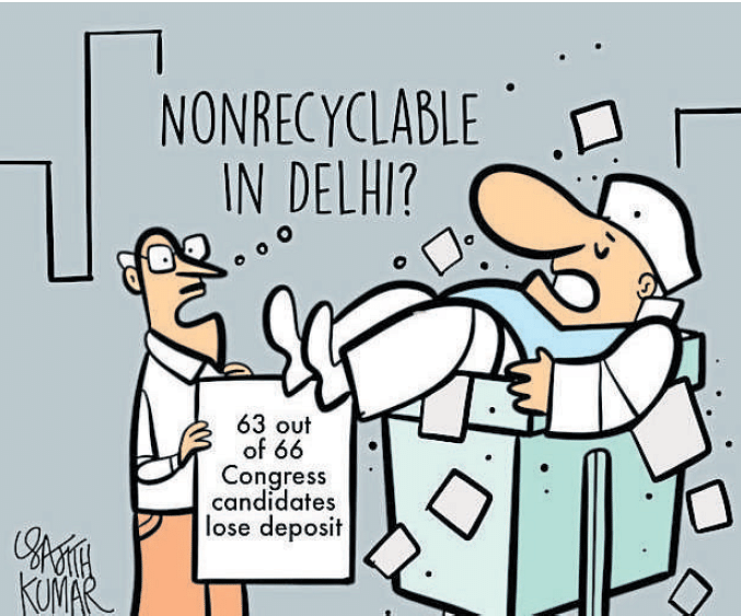 Delhi Polls: Congress lost the seats and 63 deposits