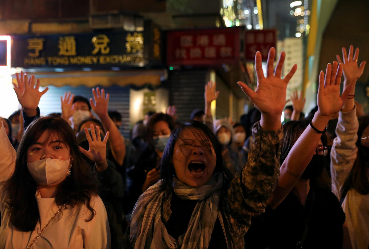 Hong Kong: 'extreme regret' over US law backing protest