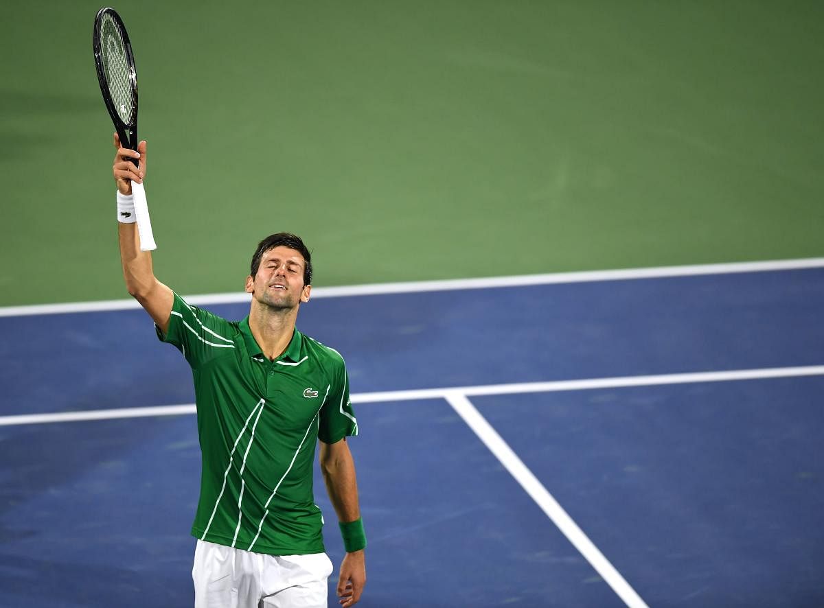 Novak Djokovic continues hot streak to cruise into second round in Dubai
